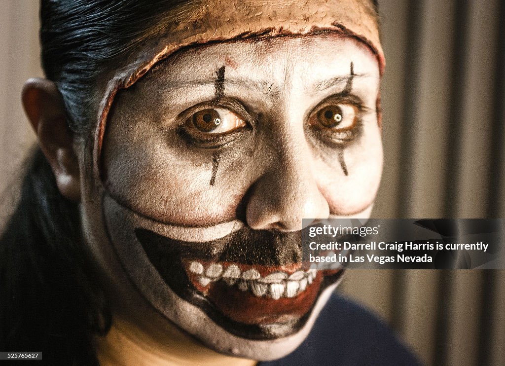 Makeup artist (Twisty the Clown)