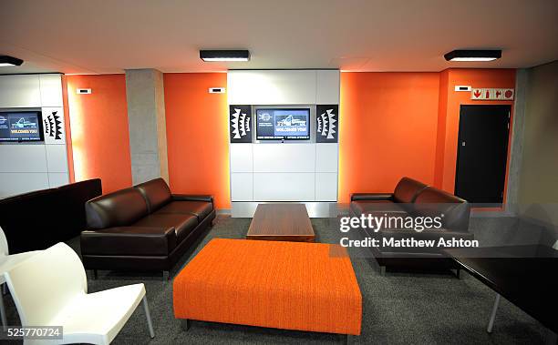 Room inside the Moses Mabhida Stadium in Durban, South Africa - one of the host city venues of the FIFA 2010 South Africa World Cup.