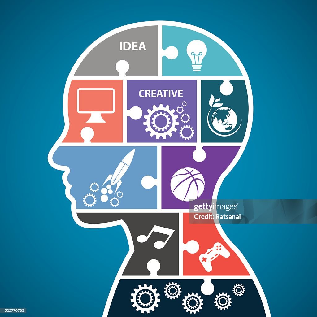 Human Creative Concept High-Res Vector Graphic - Getty Images