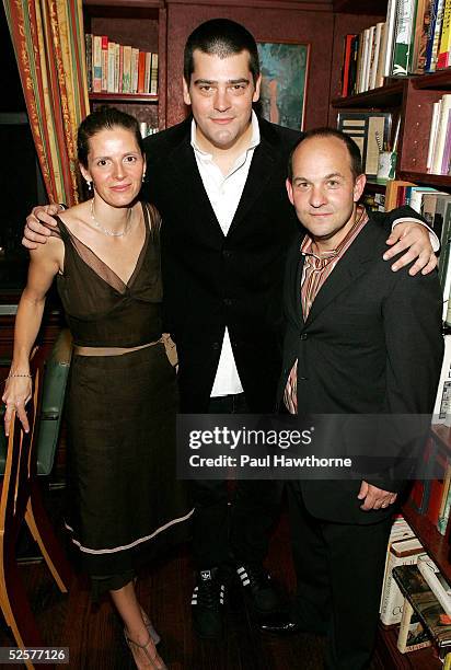 Johanna Herwitz, director Nimrod Antal and Andrew Herwitz, President, The Film Sales Company attend a party for Antal's directorial debut of...