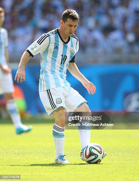 Lionel Messi of Argentina