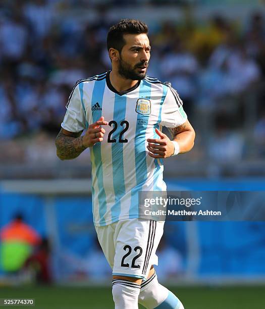 Ezequiel Lavezzi of Argentina