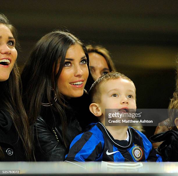 Yolanthe Cabau van Kasbergen, the girlfriend of Wesley Sneijder of Inter Milan