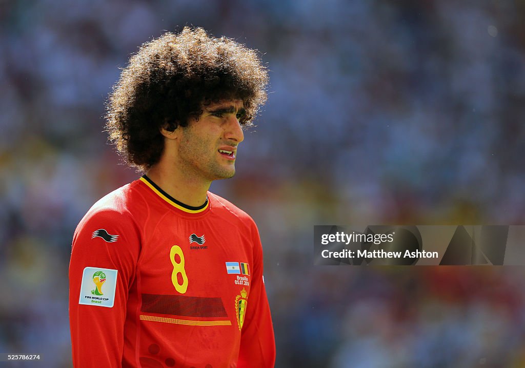 SOCCER : FIFA World Cup 2014 - Quarter Final - Argentina v Belgium