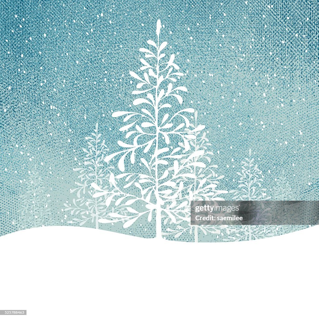 Winter Tree Background