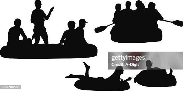 floatties - schlauchboot stock-grafiken, -clipart, -cartoons und -symbole