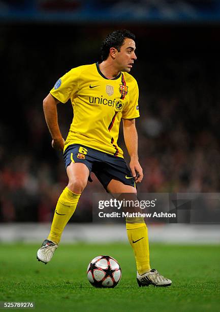 Xavi of FC Barcelona