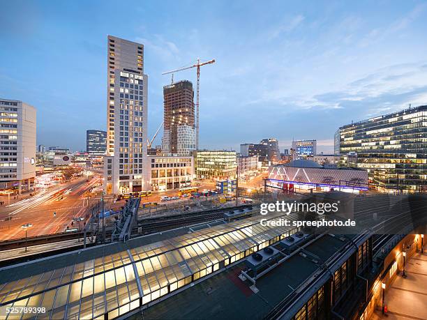 berlin kudamm city west - kurfürstendamm stock pictures, royalty-free photos & images