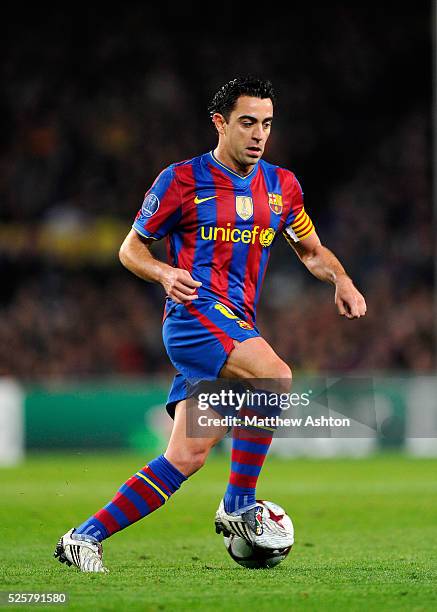 Xavi of FC Barcelona | Location: Barcelona, Spain.