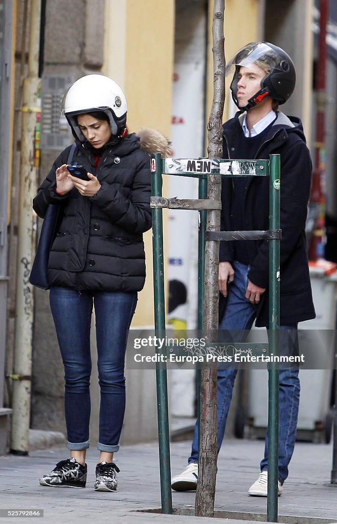 Celebrities Sighting In Madrid - March 21, 2016
