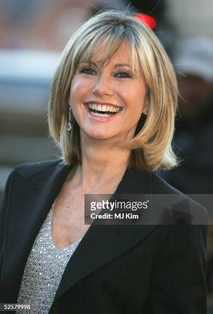 Olivia Newton-John arrives at the Once Upon A Time gala performance, the main event of the Hans Christian Andersen Bicentenary Celebrations, at the...