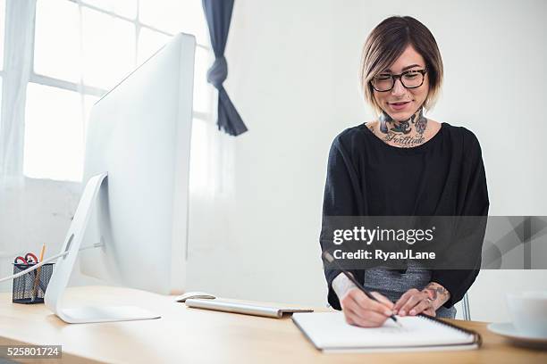 modern young professional woman - fashion design minimalist edgy stock pictures, royalty-free photos & images