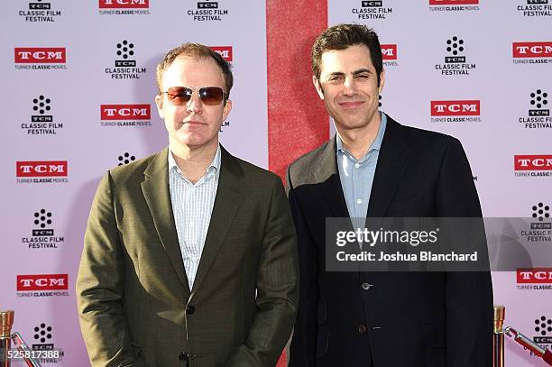 Tom McCarthy and Josh Singer arrive at TCM Classic Film Festival 2016 Opening Night Gala 40th Anniversary Screening of "All The President's Men" at...