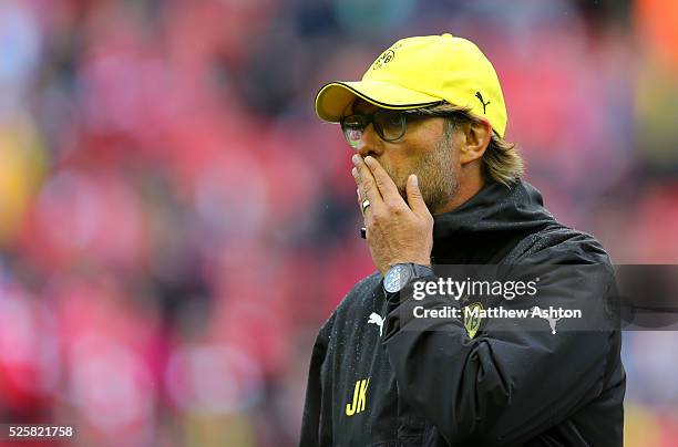 Jurgen Klopp the head coach manager of Borussia Dortmund