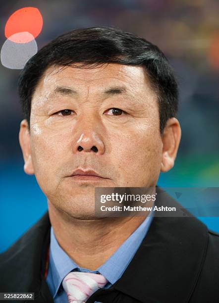 Kim Jong Hyok the manager / head coach of North Korea