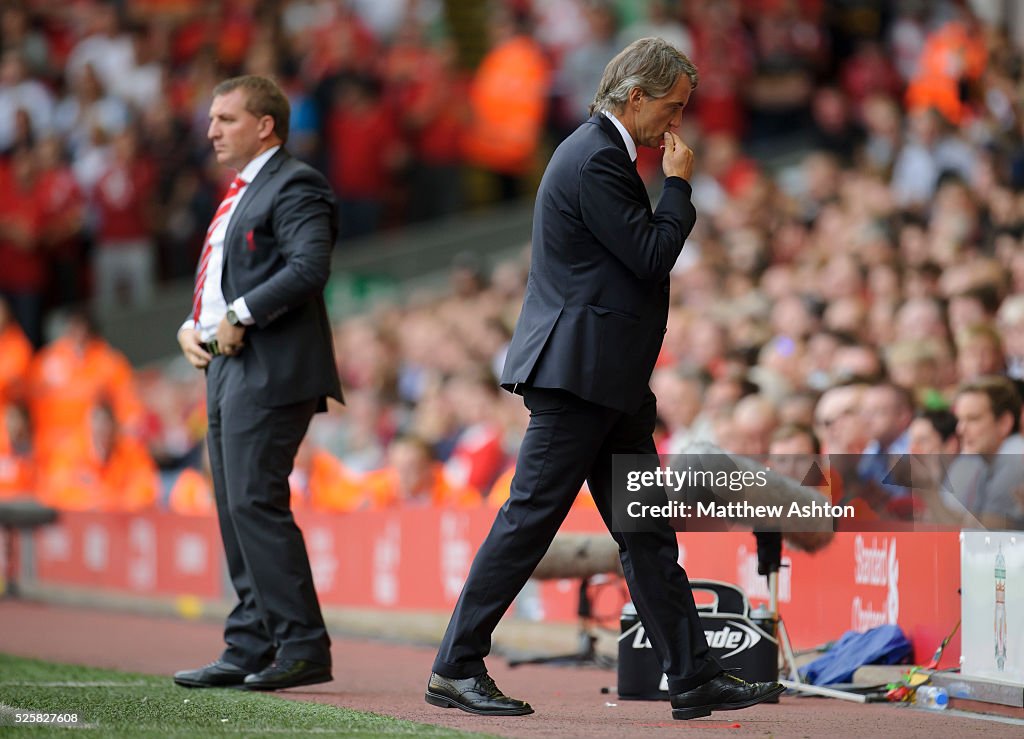 Football - Barclays Premier League - Liverpool v Manchester City