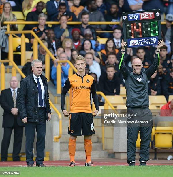 George Saville of Wolverhampton Wanderers makes debut