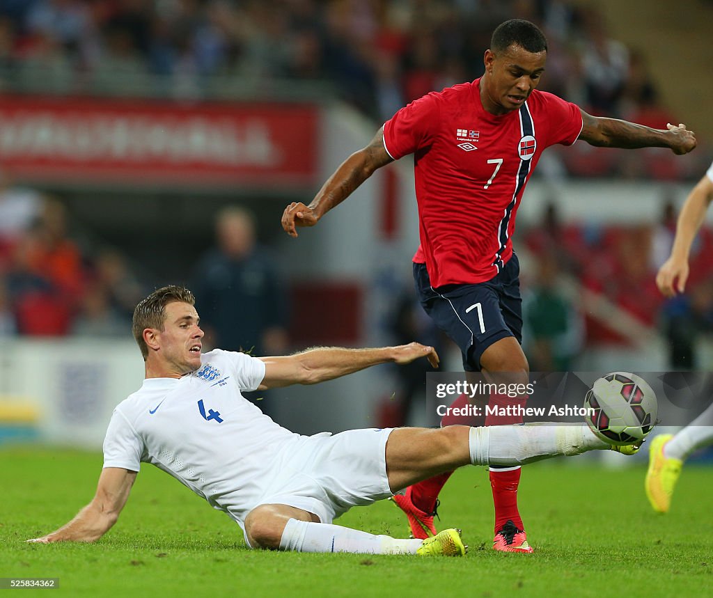 International Football Friendly : England v Norway