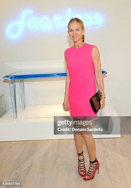 Crystal Lourd attends the opening of the Alexandra Von Furstenberg Los Angeles flagship store on April 28, 2016 in West Hollywood, California.