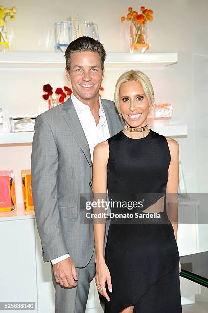 Architect Dax Miller and Designer Alexandra von Furstenberg attend the opening of the Alexandra Von Furstenberg Los Angeles flagship store on April...