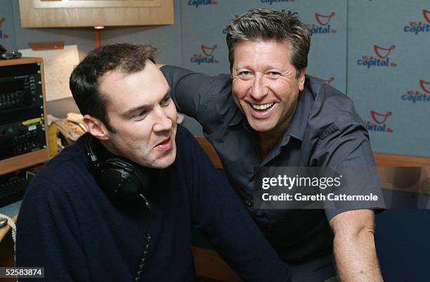 S Johnny Vaughn and Dr Fox unite to broadcast this year's Capital Radio "Help A London Child" Appeal at Capital FM Leicester Square, on April 3, 2005...