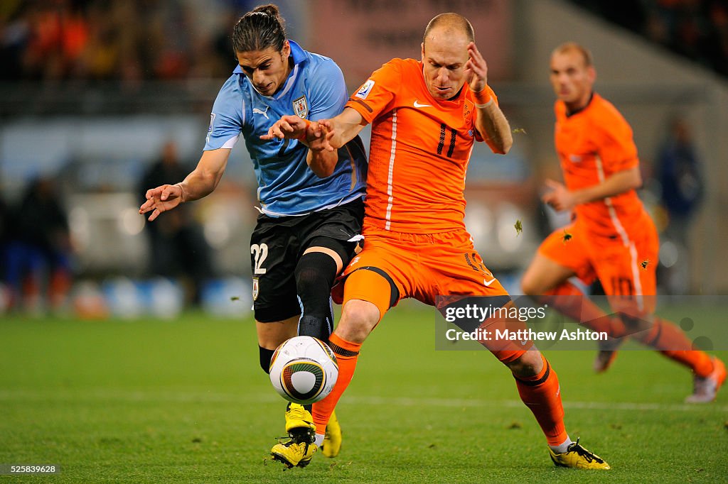 Soccer - 2010 FIFA World Cup South Africa - Semifinal - Uruguay vs. Holland