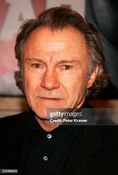 Actor Harvey Keitel attends the opening night of the Broadway play "Julius Caesar" on April 3, 2005 in New York City.