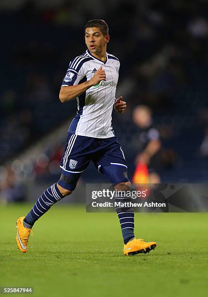 Cristian Gamboa of West Bromwich Albion