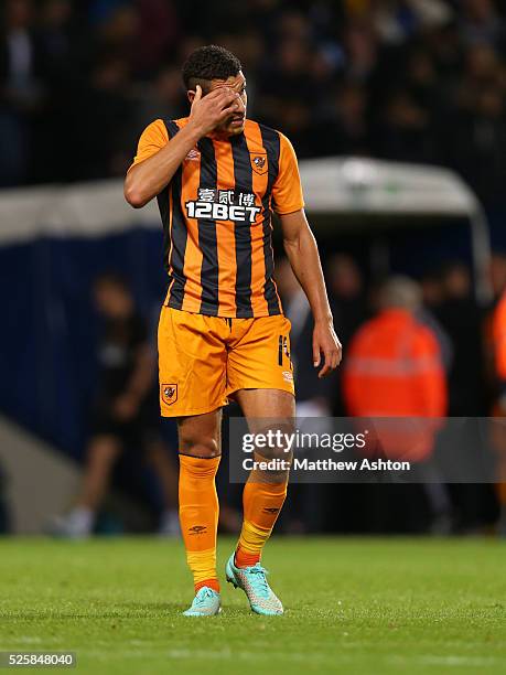 Dejected Jake Livermore of Hull City