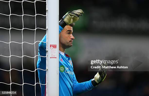 Boaz Myhill of West Bromwich Albion