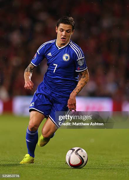 Muhamed Besic of Bosnia and Herzegovina