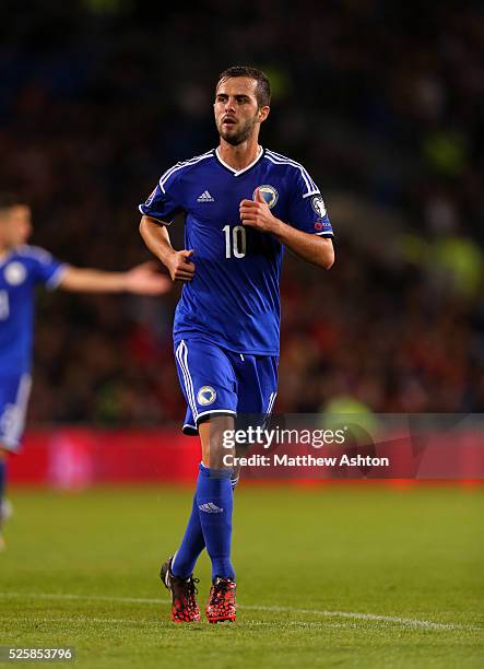 Miralem Pjanic of Bosnia and Herzegovina