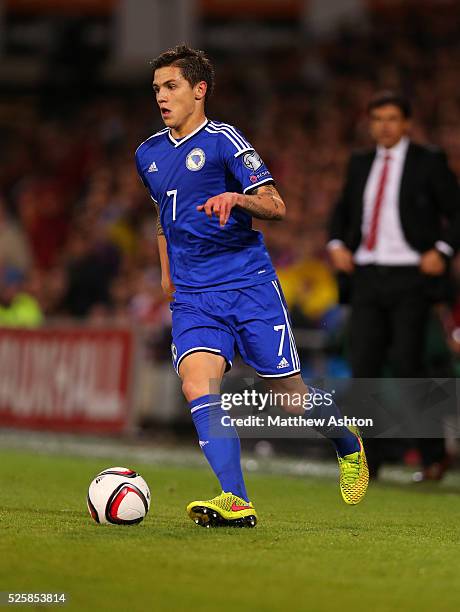 Muhamed Besic of Bosnia and Herzegovina