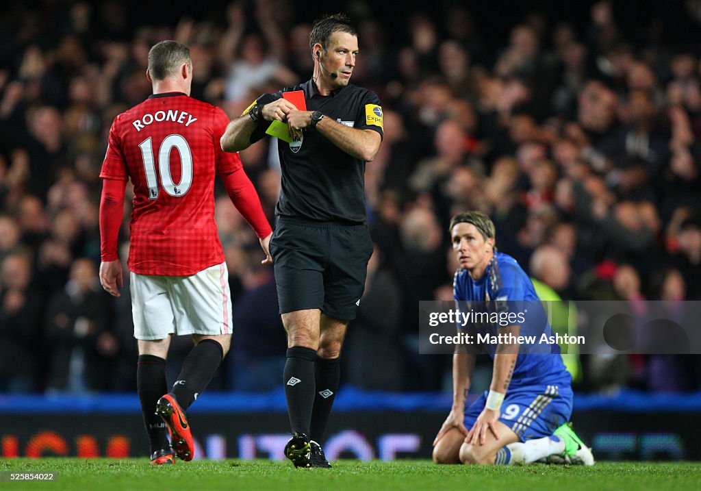 Soccer - Barclays Premier League - Chelsea v Manchester United