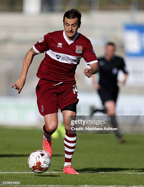 Alex Nicholls of Northampton Town