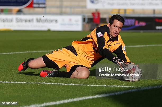 Goalkeeper Jon McLaughlin of Burton Albion