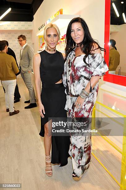 Designers Alexandra von Furstenberg and Windsor Smith attend the opening of the Alexandra Von Furstenberg Los Angeles flagship store on April 28,...