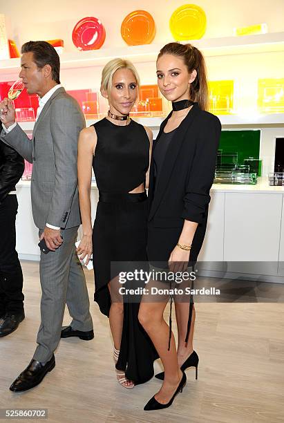 Designer Alexandra von Furstenberg and Princess Talita Natasha von Furstenberg attend the opening of the Alexandra Von Furstenberg Los Angeles...