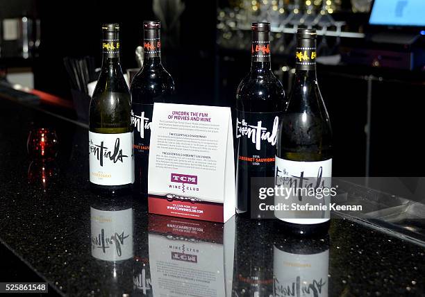 View of the wine served during the TCM Classic Film Festival 2016 Opening Night After Party on April 28, 2016 in Los Angeles, California. 25826_005