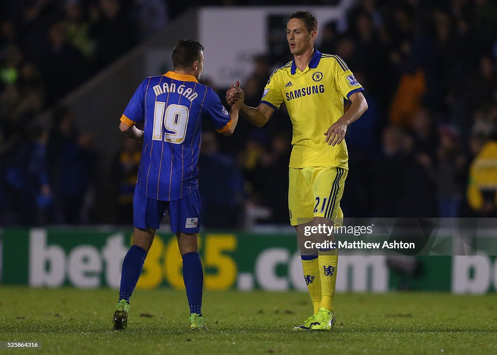 Soccer : Capital One Cup Fourth Round - Shrewsbury Town v Chelsea