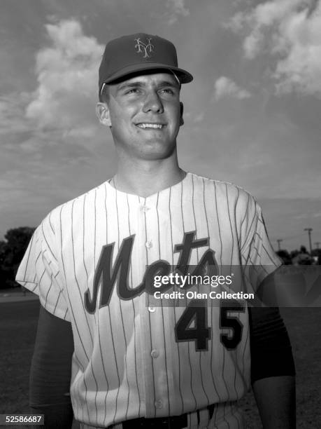 Pitcher Tug McGraw of the New York Mets poses for a portrait during March, 1966 at Spring Training in St. Petersburg, Florida.