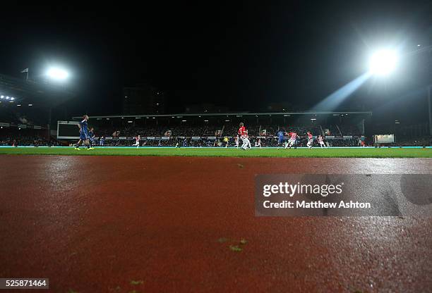 Argentina play Croatia at The Boleyn Ground, Upton Park stadium, home of West Ham United