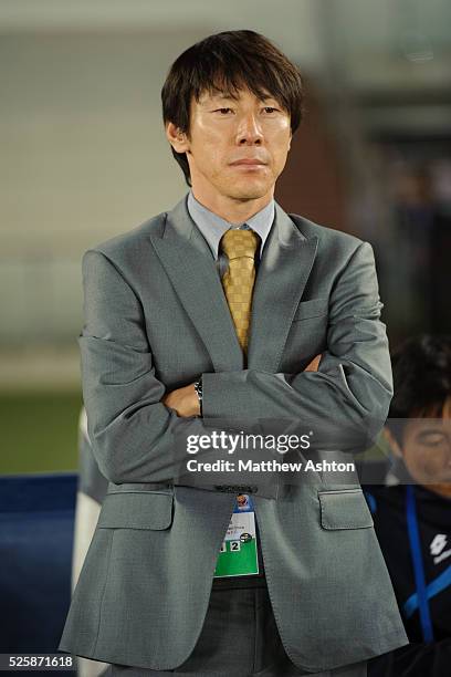 Shin Tae Yong the head coach / manager of Seongnam Ilhwa Chunma FC