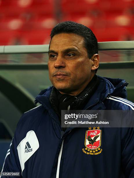 Hossam El Badry the head coach / manager of Al-Ahly SC