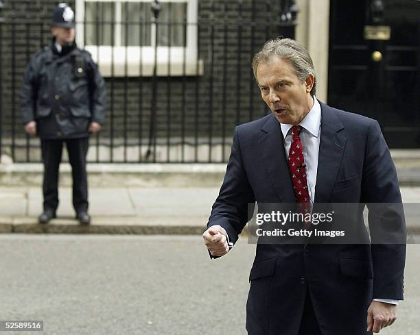 35 British Prime Minister Tony Blair Asks The Queen To Dissolve