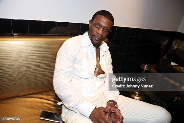 Recording artist Keith Sweat backstage at B.B. King Blues Club & Grill on April 28, 2016 in New York City.