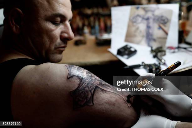 34 Virgin Mary Tattoo Photos and Premium High Res Pictures - Getty Images 34 Virgin Mary Tattoo Photos and Premium High Res Pictures - Getty Images