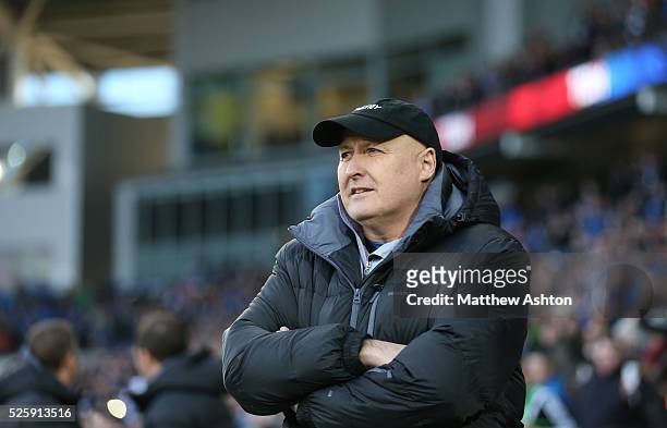 Russell Slade head coach / manager of Cardiff City