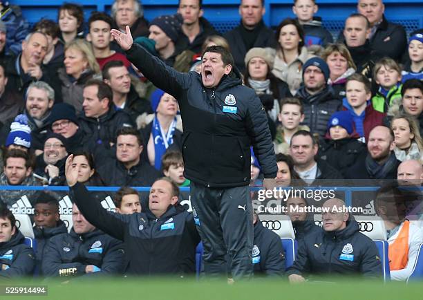 John Carver caretaker manager of Newcastle United