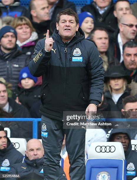 John Carver caretaker manager of Newcastle United